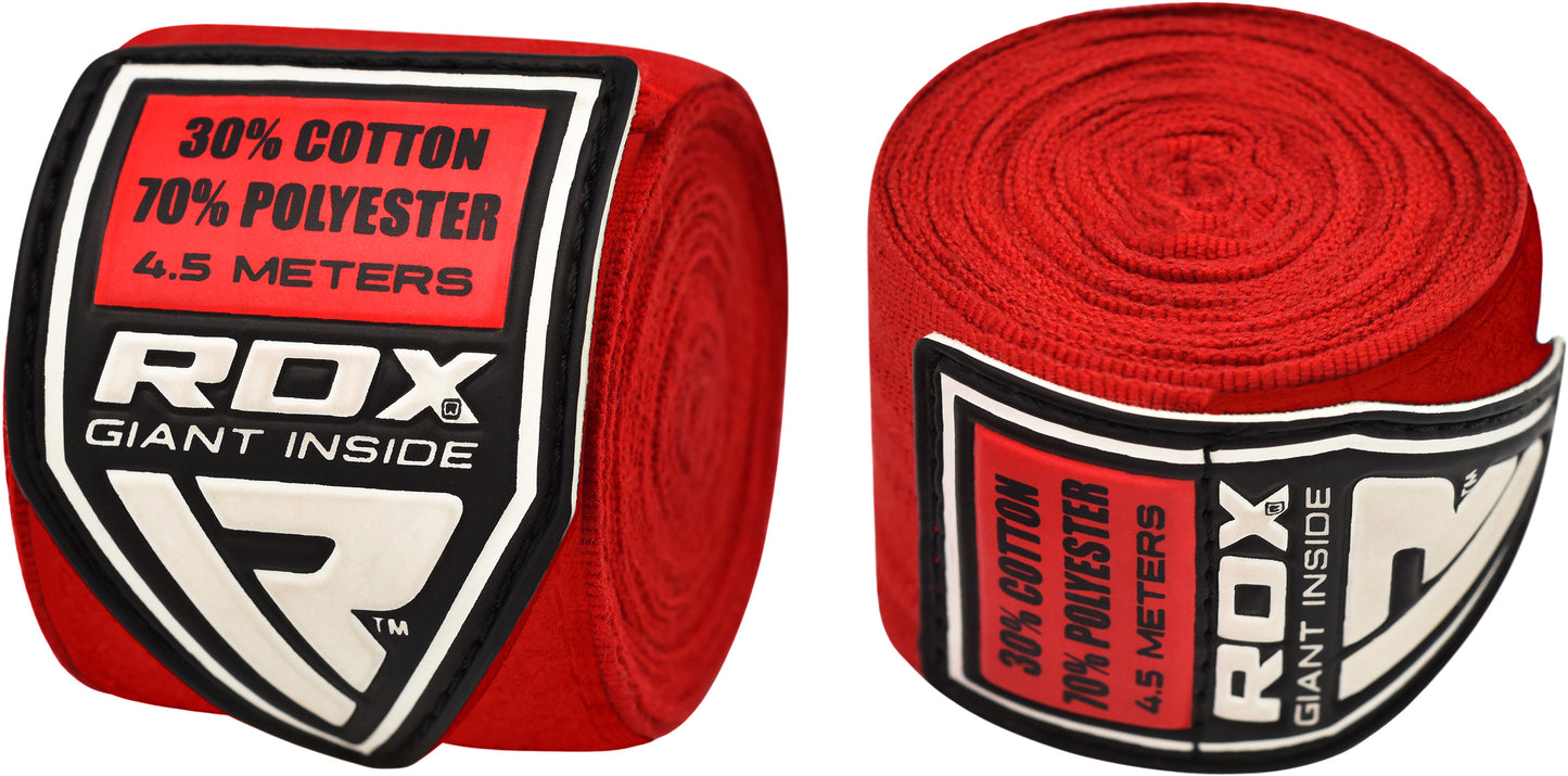 RDX Halbelastische Handbandagen 4,5m lang