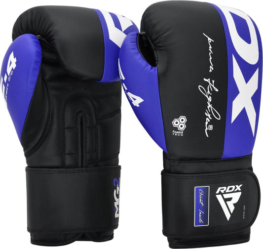 RDX Boxhandschuhe F4 blau