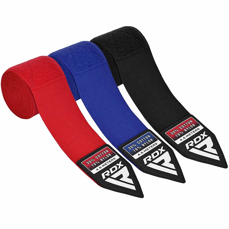 RDX Halbelastische Handbandagen 3er SET 4,5m lang (3 Paar)