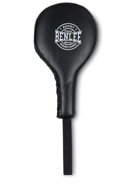 Schwarzes Boxpaddel mit BENLEE Logo, gepolsterte Schlagfläche