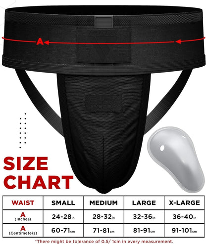 Tiefschutz H1 mit GEL-Cup Kampfsport RDX 