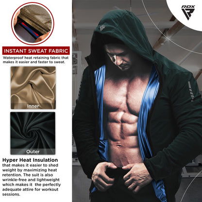 RDX H2+ Schwitzanzug Sauna Suit Slim Fit