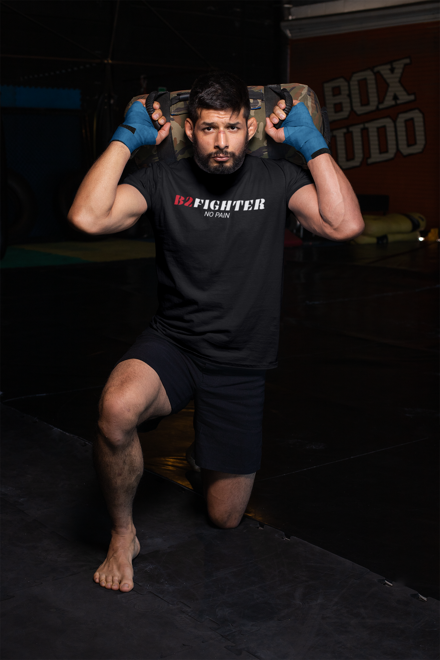 t-shirt-schwarz-btr04-b2-fighter-no-pain_4