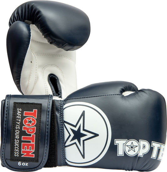 TOPTEN Boxhandschuhe „KIDS“ 8oz | blau-weiss